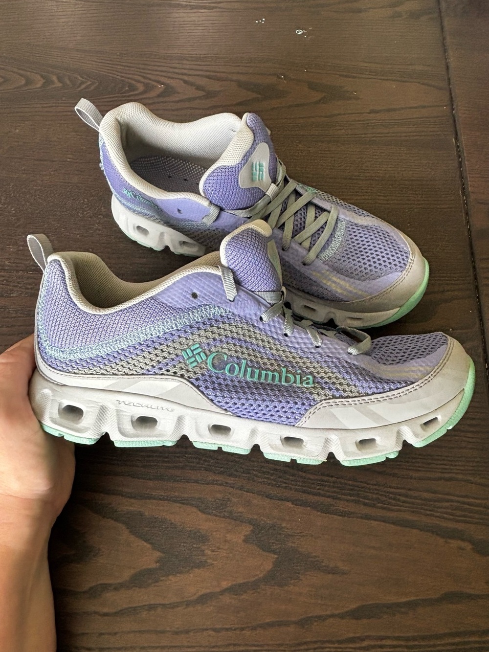 Columbia Drainmaker IV Lavender and Mint Women's Water Shoes